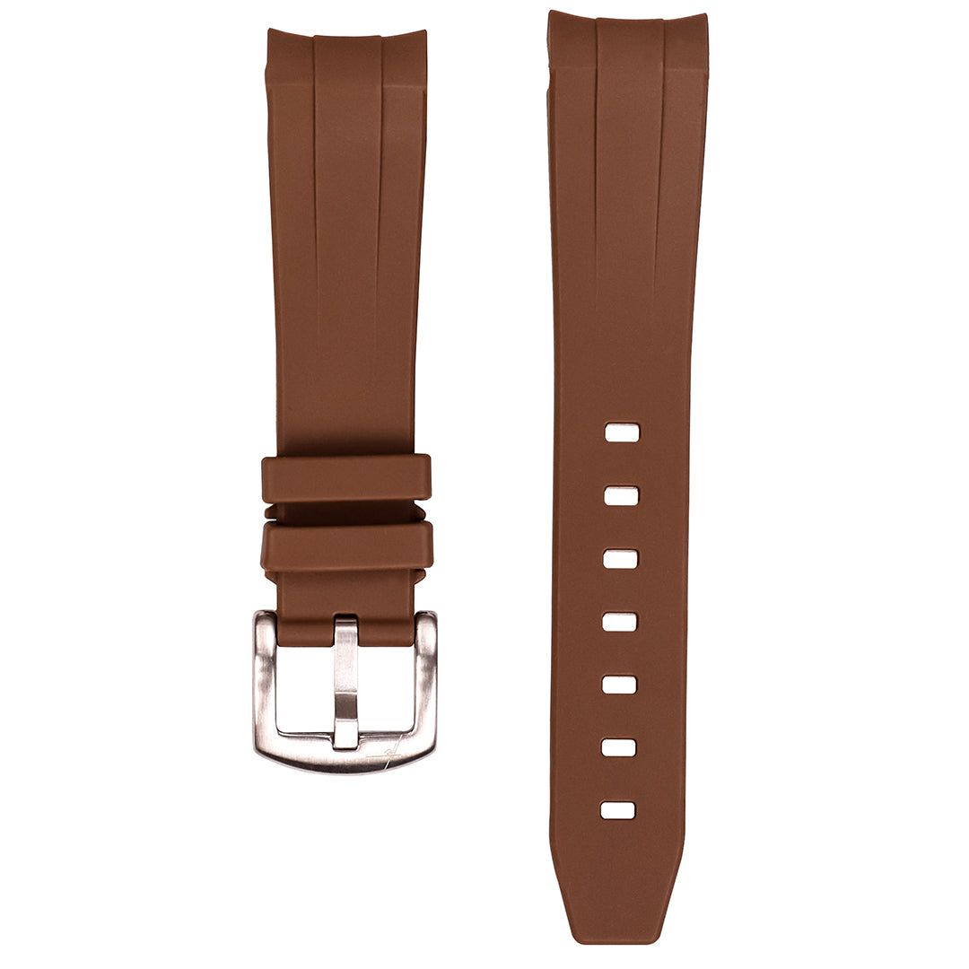 21mm - Curved Rubber Strap