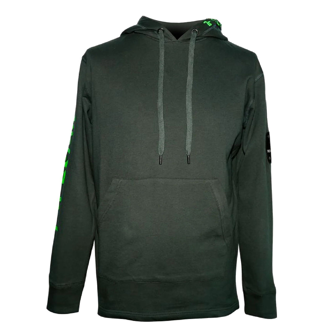 Punk Panda By Rocketbyz Hoodie Dark Green