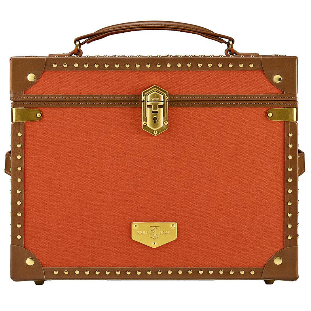 Ida Trunk Jewellery Box - Orange