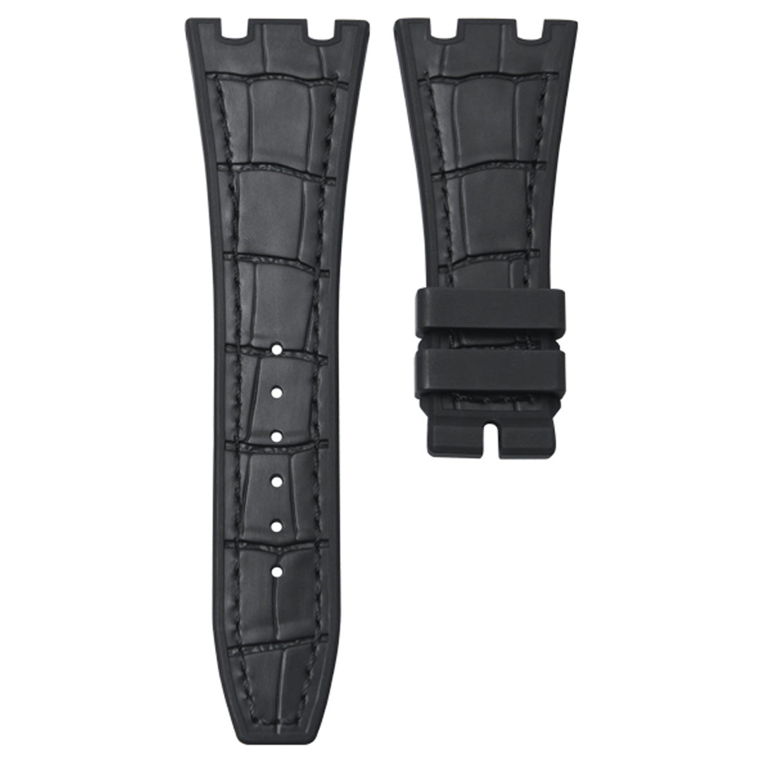 AP Royal Oak 41mm - Alligator Lines Rubber Strap For Bracelet Models