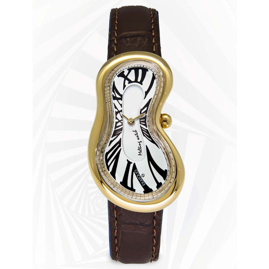 Melting Watch - Gold White