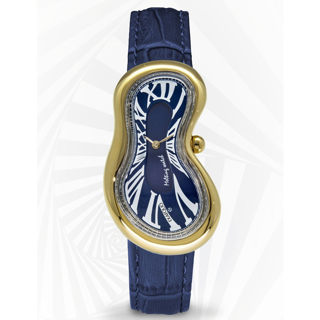 Melting Watch - Gold Blue