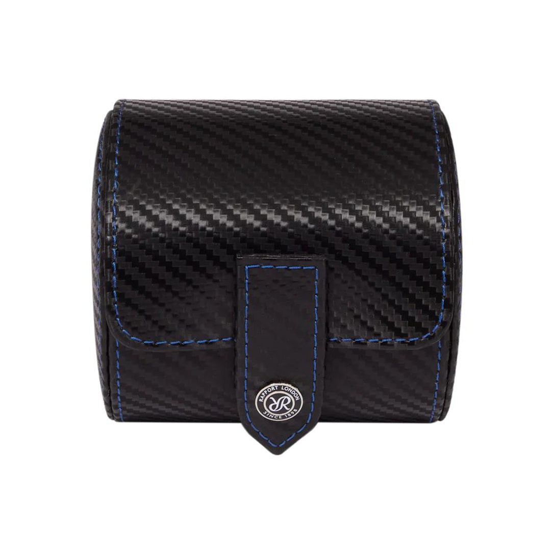Carbon Single Watch Roll - Black