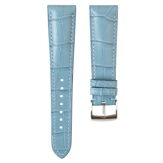 Matte Astral Blue Alligator Signature Strap