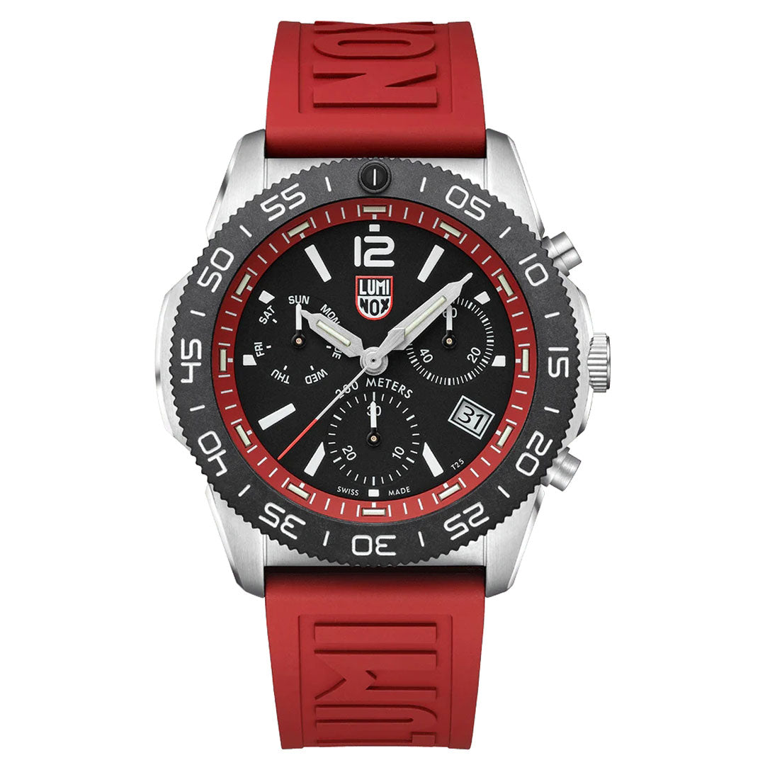 Pacific Diver Chrono - Red by Luminox | Time Keeper.