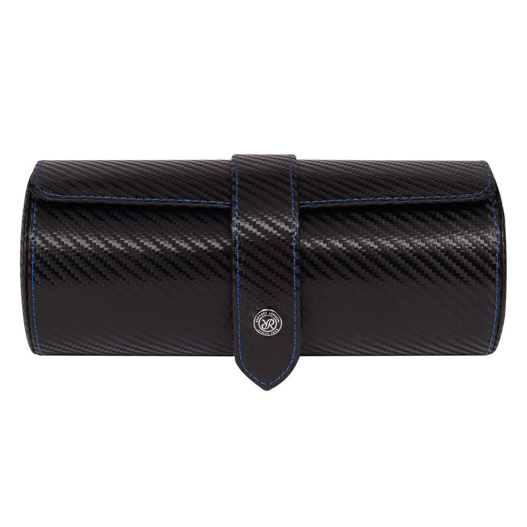 Carbon 3 Watch Roll - Black
