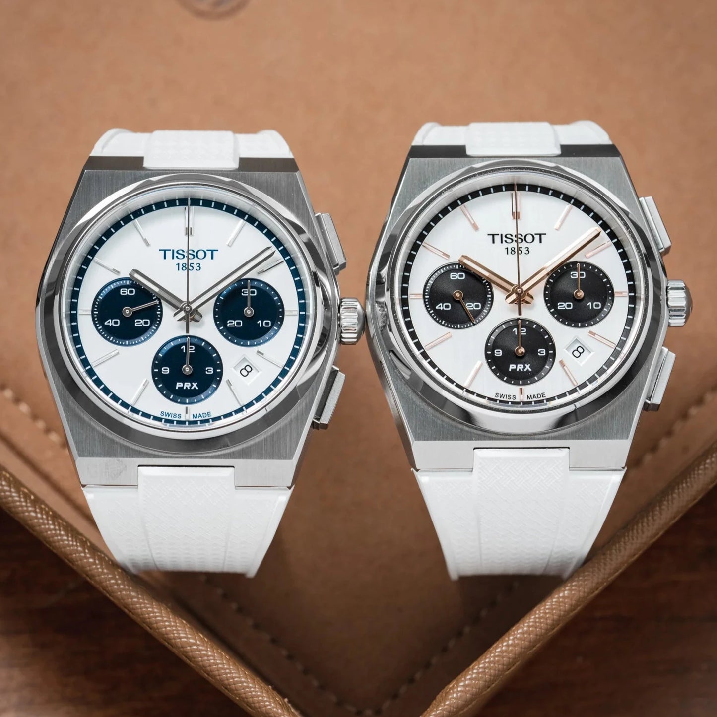 Tissot PRX Chronograph CTS Rubber Strap