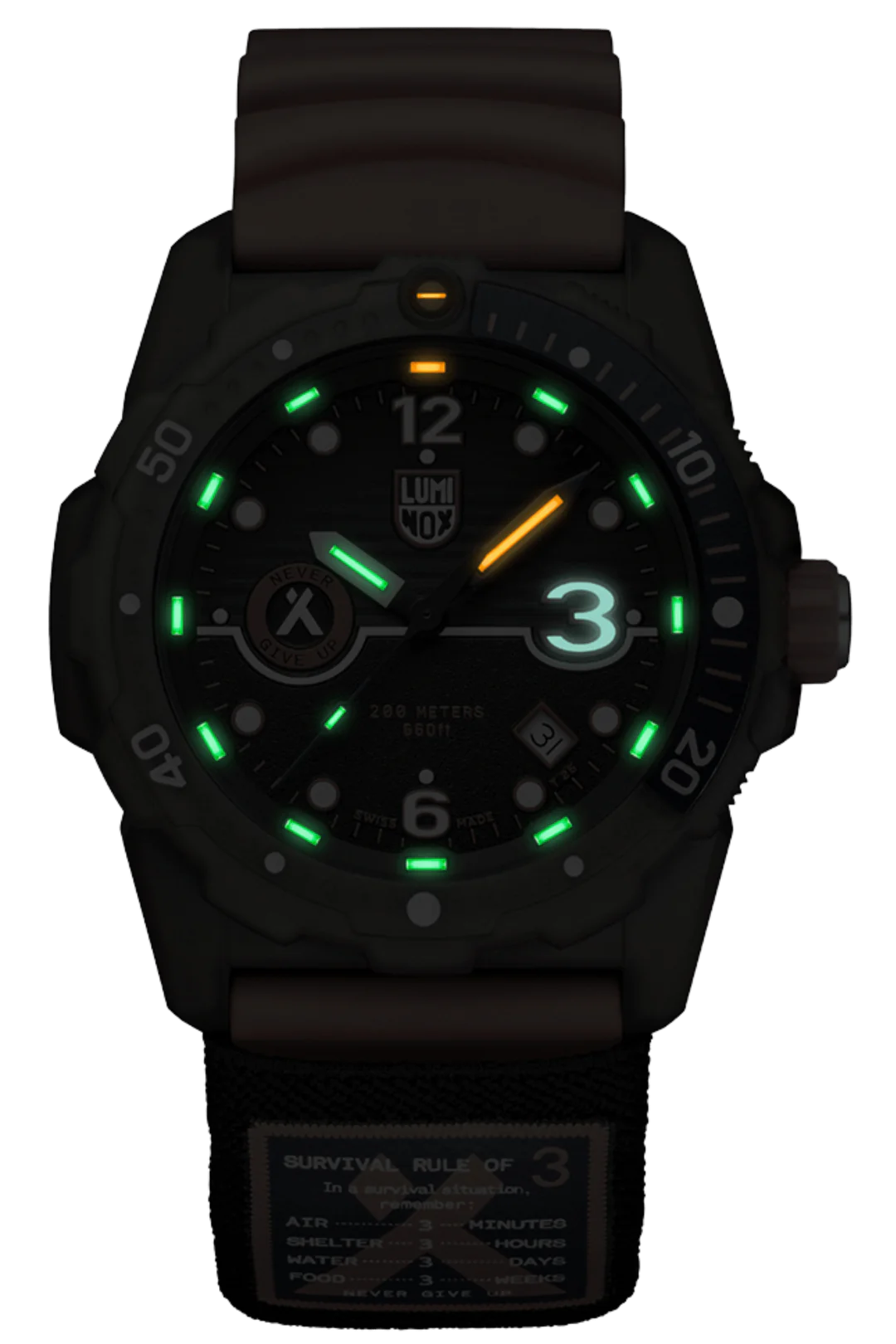 Bear Grylls Survival ECO Series 3 Rules by Luminox | Time Keeper.