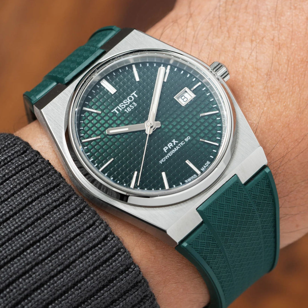 Tissot PRX Chronograph CTS Rubber Strap
