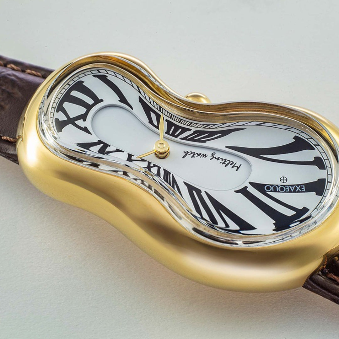 Melting Watch - Gold White