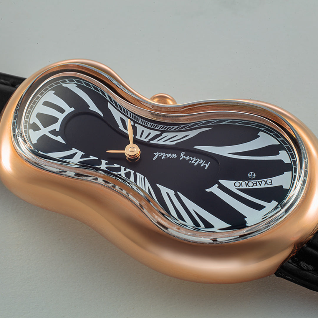 Melting Watch - Gold Black