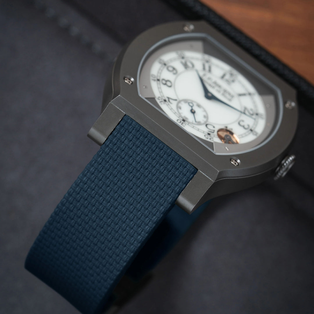 Sailcloth CTS Rubber Strap for F.P. Journe Élégante