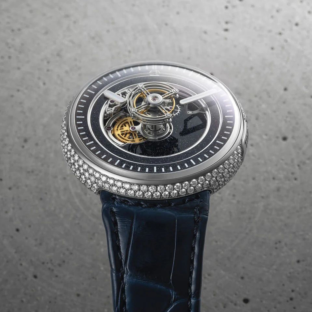 KS 05 Titanium Blue Aventurine Full Pavé