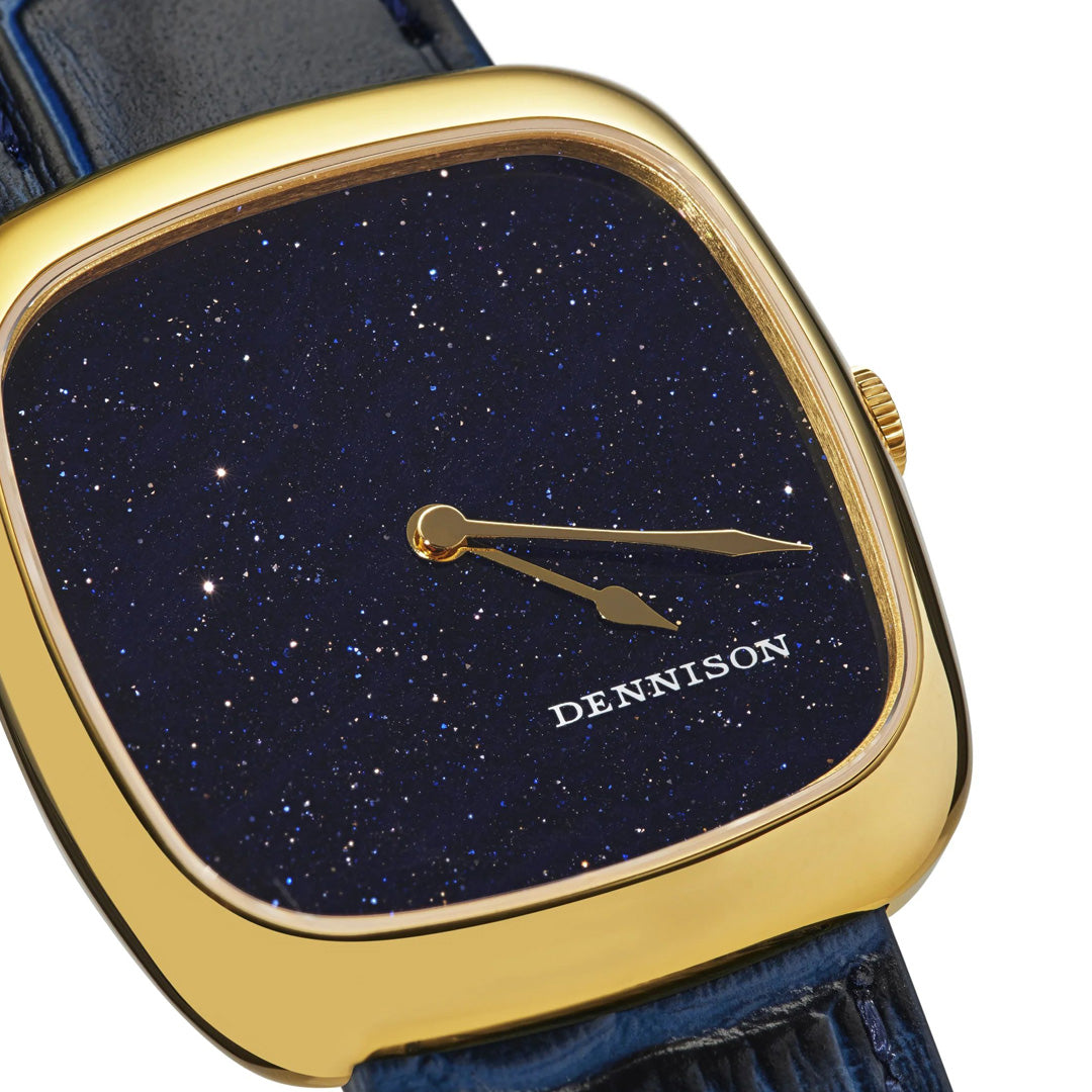 Midnight Aventurine in Gold