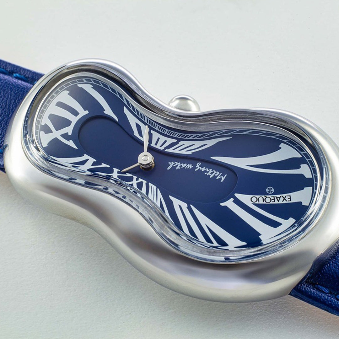 Melting Watch - Silver Blue