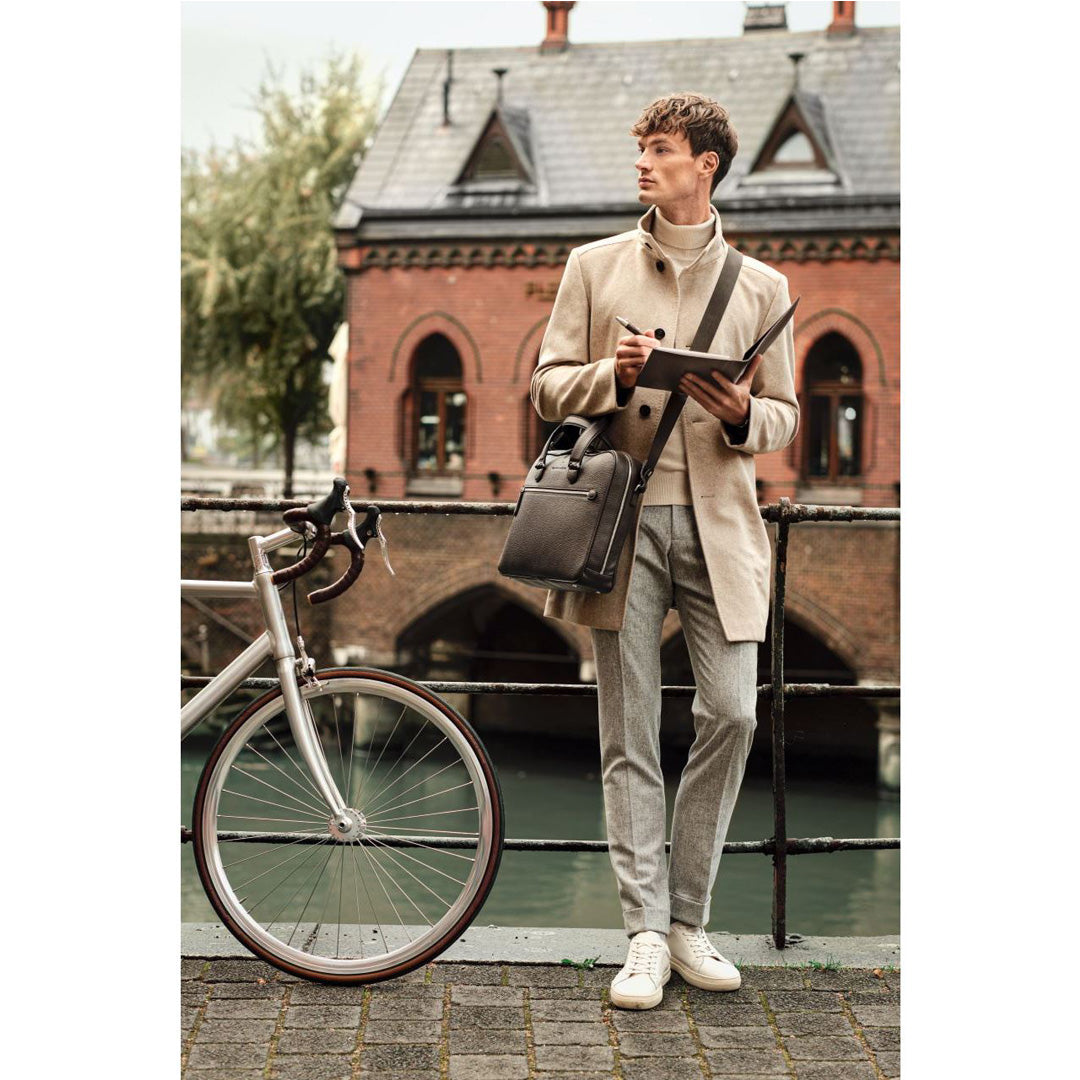 Briefcase One Compartments Cashmere