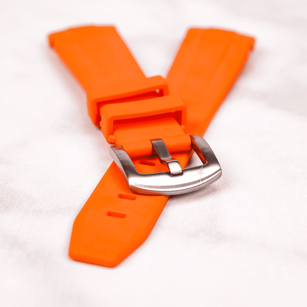 21mm - Curved Rubber Strap
