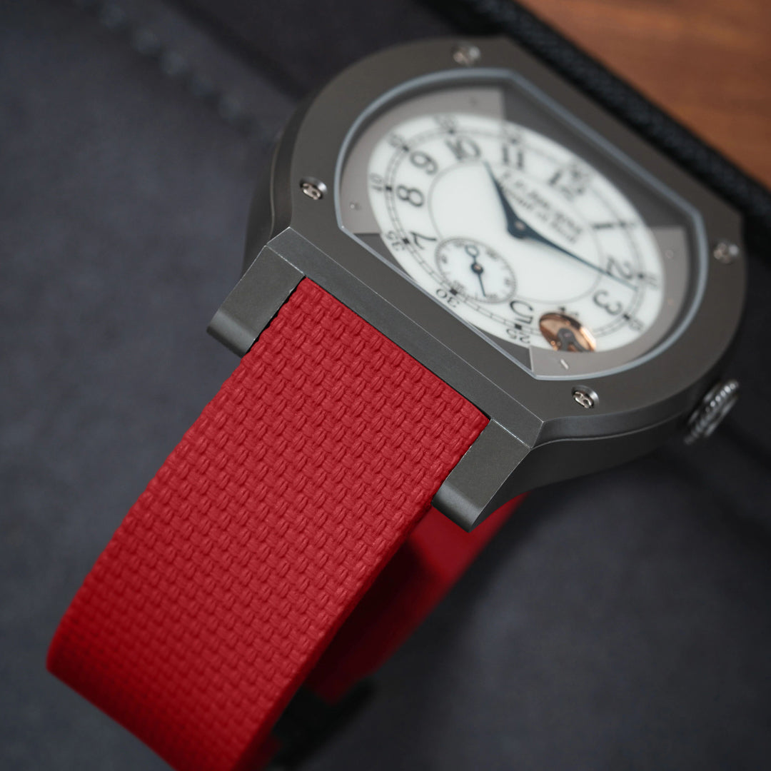 Sailcloth CTS Rubber Strap for F.P. Journe Élégante