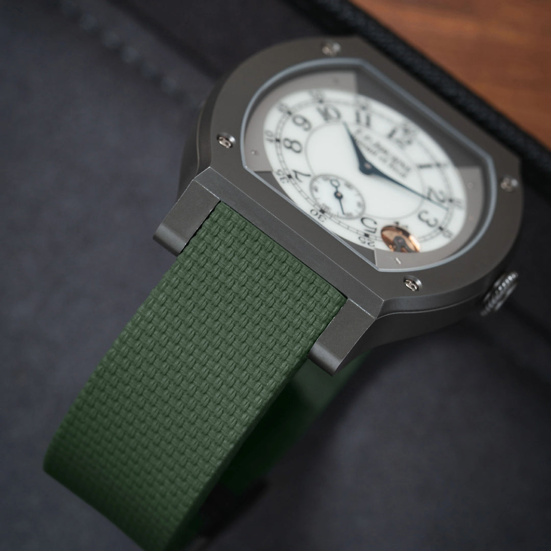 Sailcloth CTS Rubber Strap for F.P. Journe Élégante