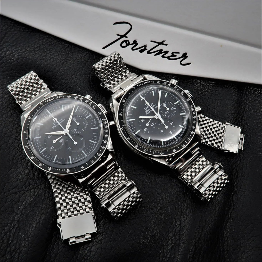 Forstner Komfit JB Mesh Watch Bracelet - Straight Ends