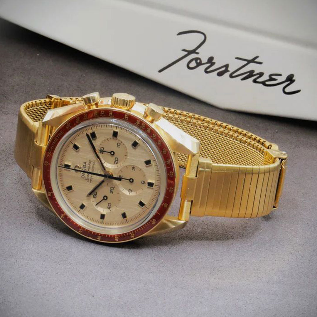 Gold Plated Forstner Komfit Military Type Thin as a Dime