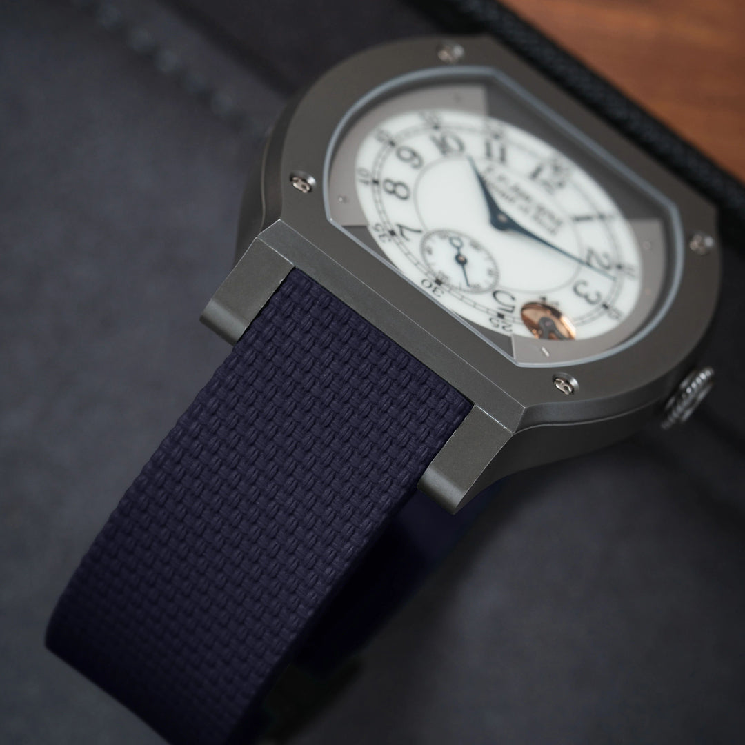 Sailcloth CTS Rubber Strap for F.P. Journe Élégante