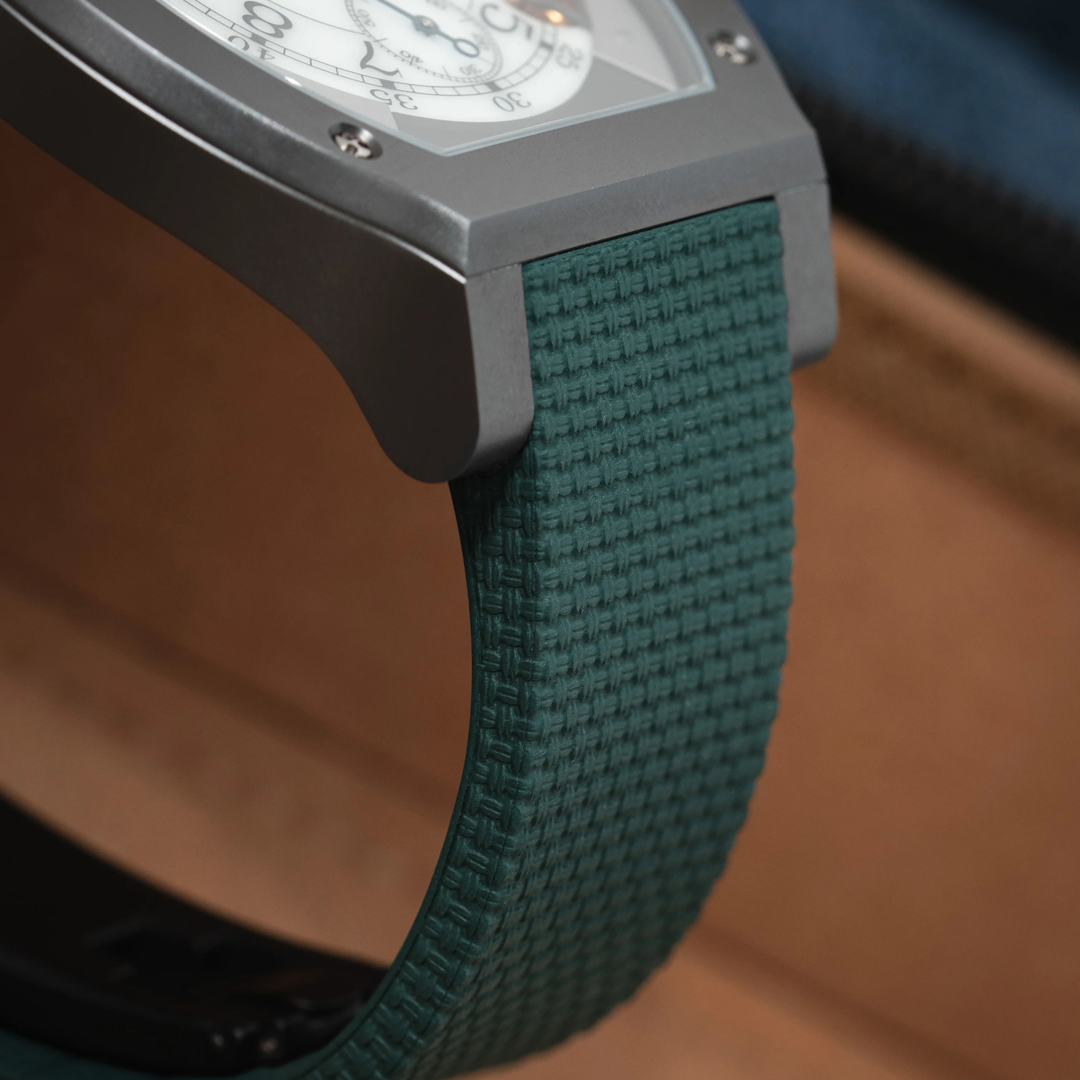Sailcloth CTS Rubber Strap for F.P. Journe Élégante