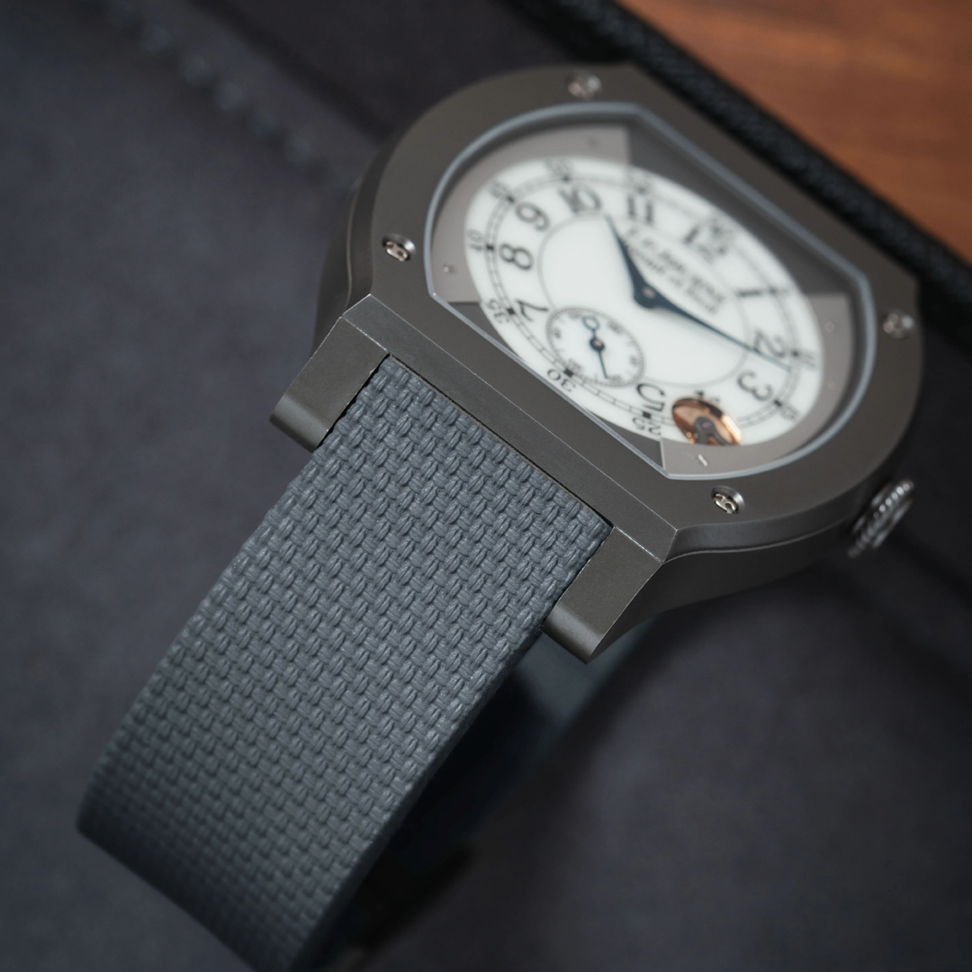 Sailcloth CTS Rubber Strap for F.P. Journe Élégante
