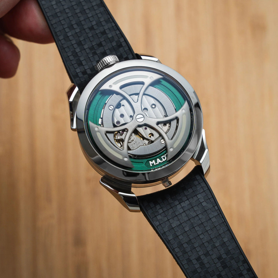 Curved CTS Rubber Strap for MB&F MAD1