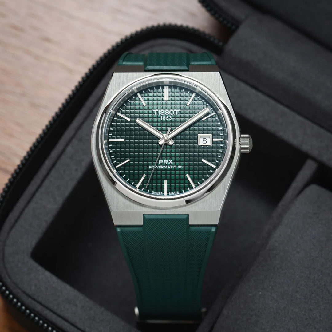 Tissot PRX Chronograph CTS Rubber Strap