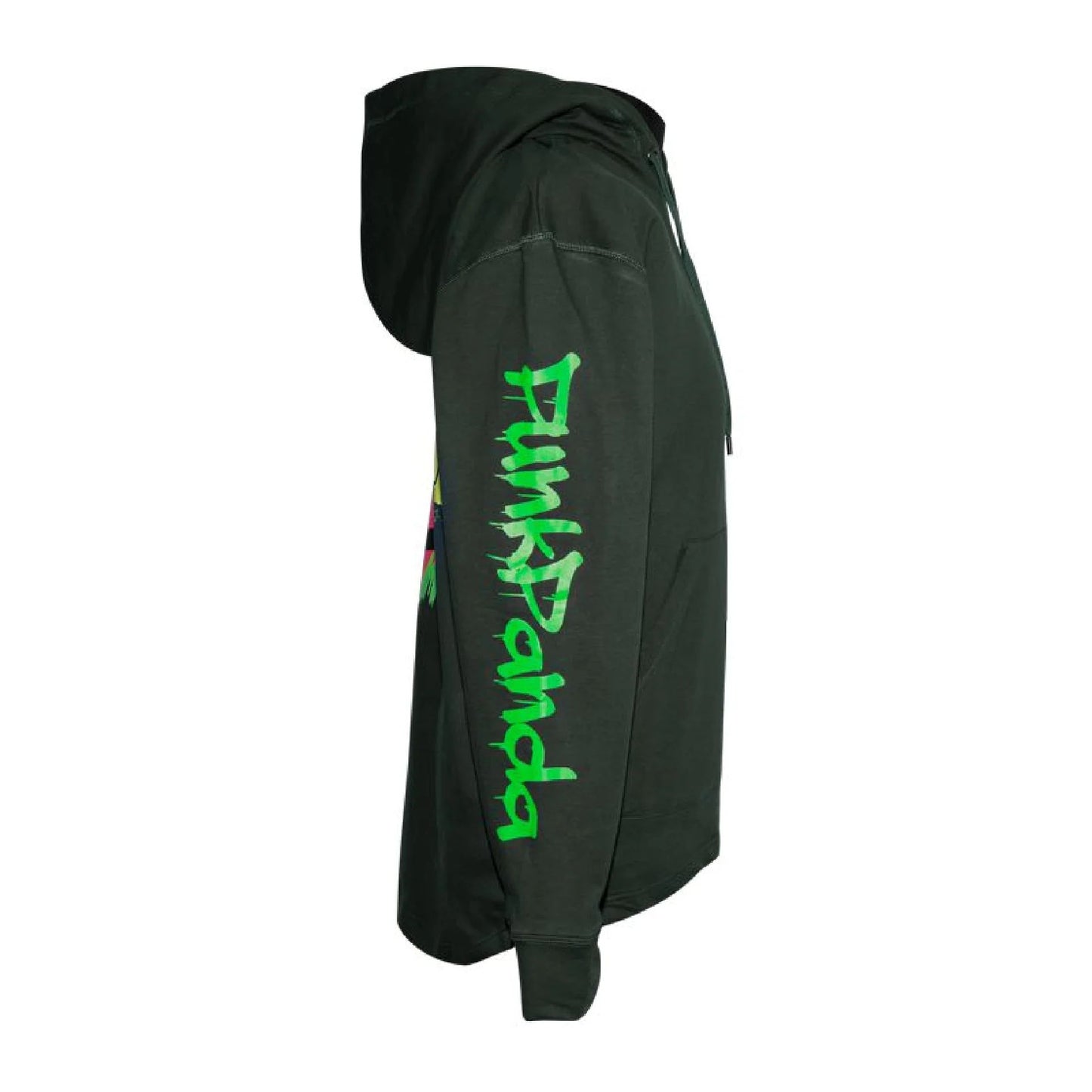 Punk Panda By Rocketbyz Hoodie Dark Green