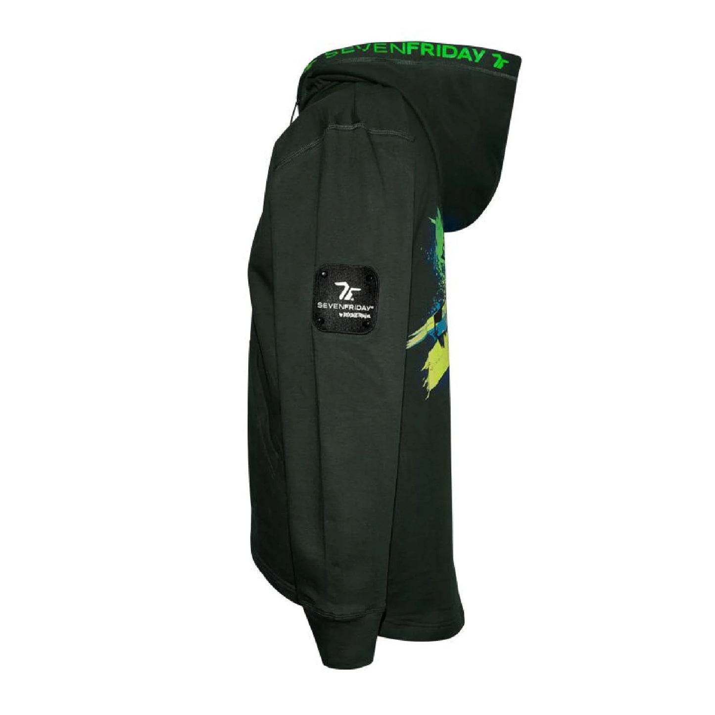 Punk Panda By Rocketbyz Hoodie Dark Green