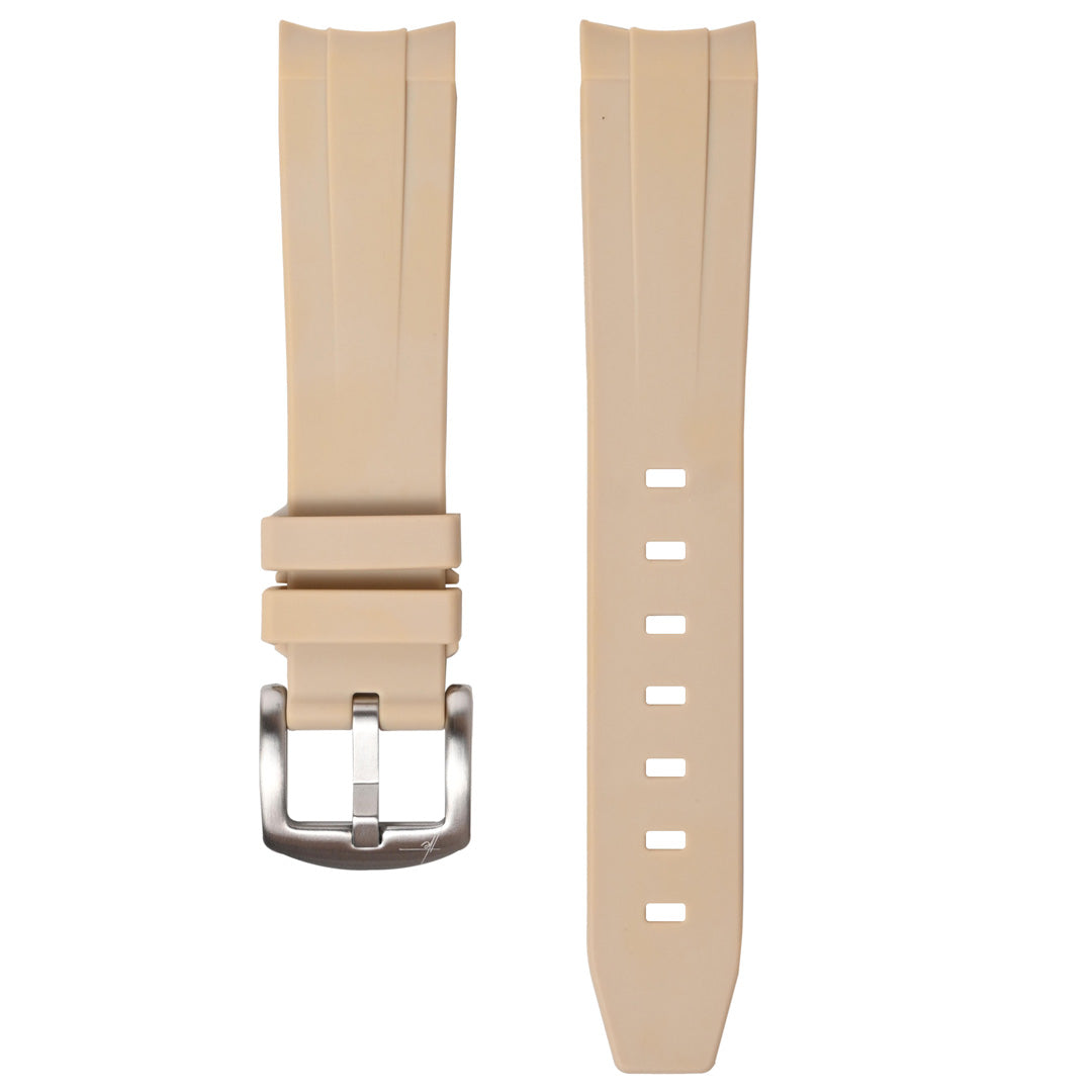 20mm - Curved Rubber Strap