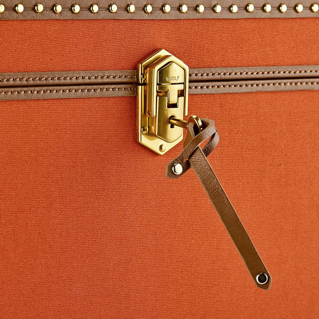 Ida Trunk Jewellery Box - Orange