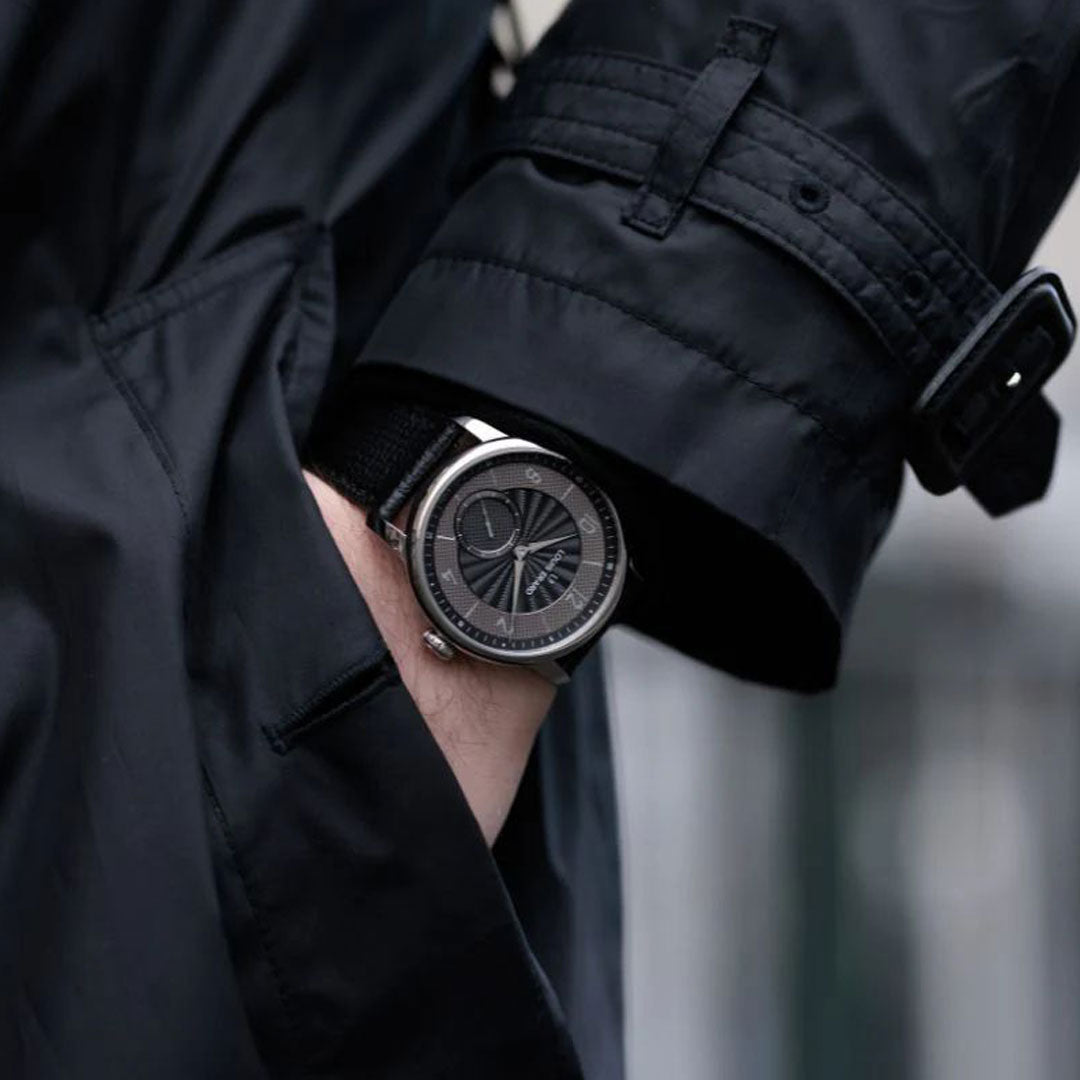 Petite Seconde Guilloché Anthracite Black