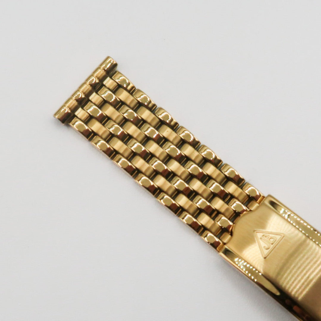 Gold Plated Forstner 7-Row Beads of Rice Watch Bracelet