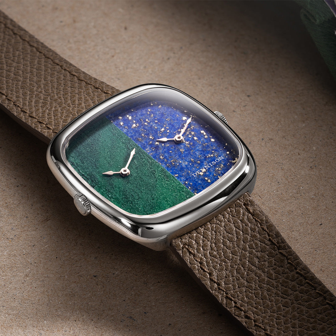 ALD Dual Time - Bloodstone–Lapis In Steel