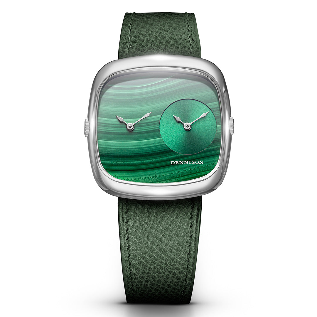 ALD Dual Time - Malachite – Green Sunray In Steel