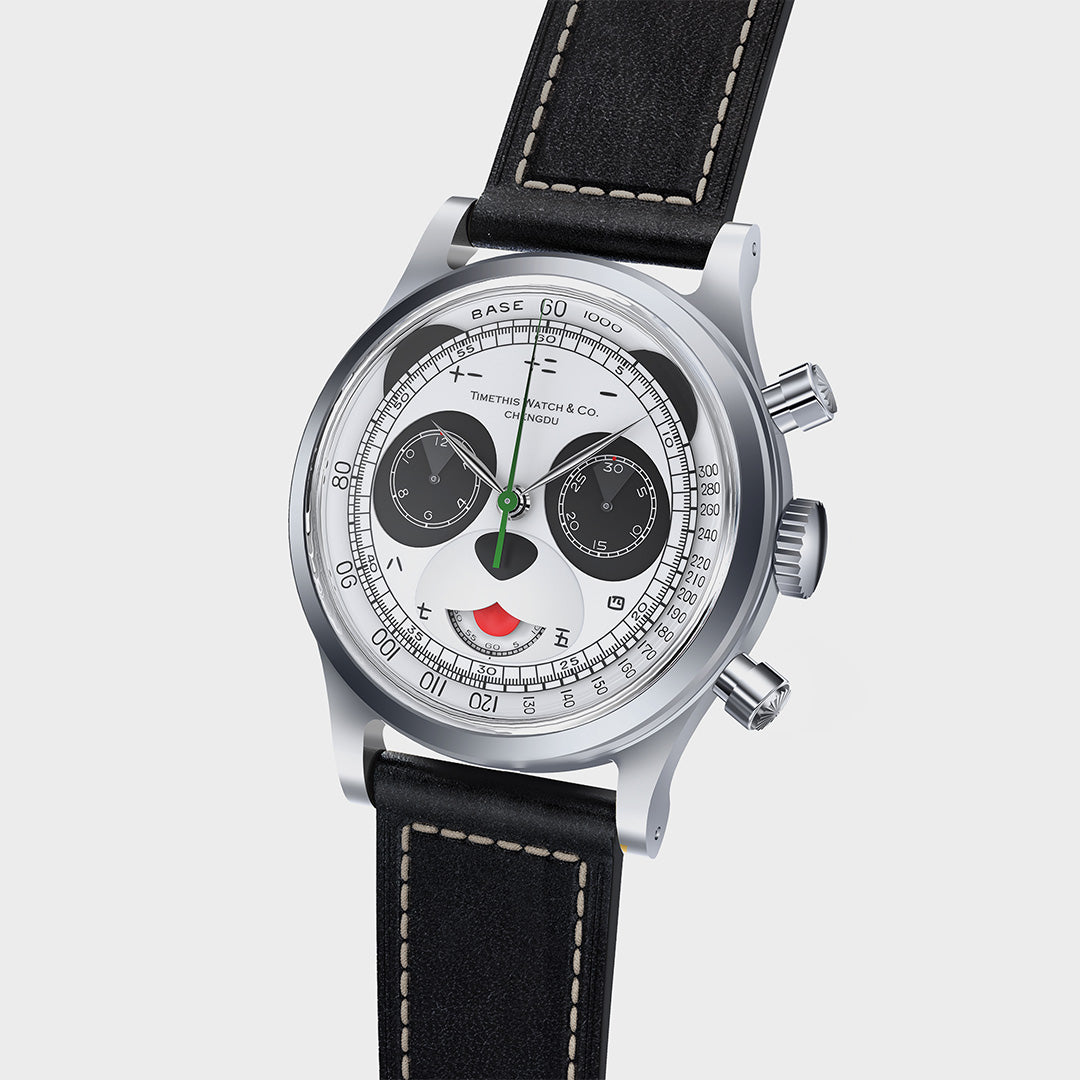 Vintage Mechanical Chrono - Sichuan Panda