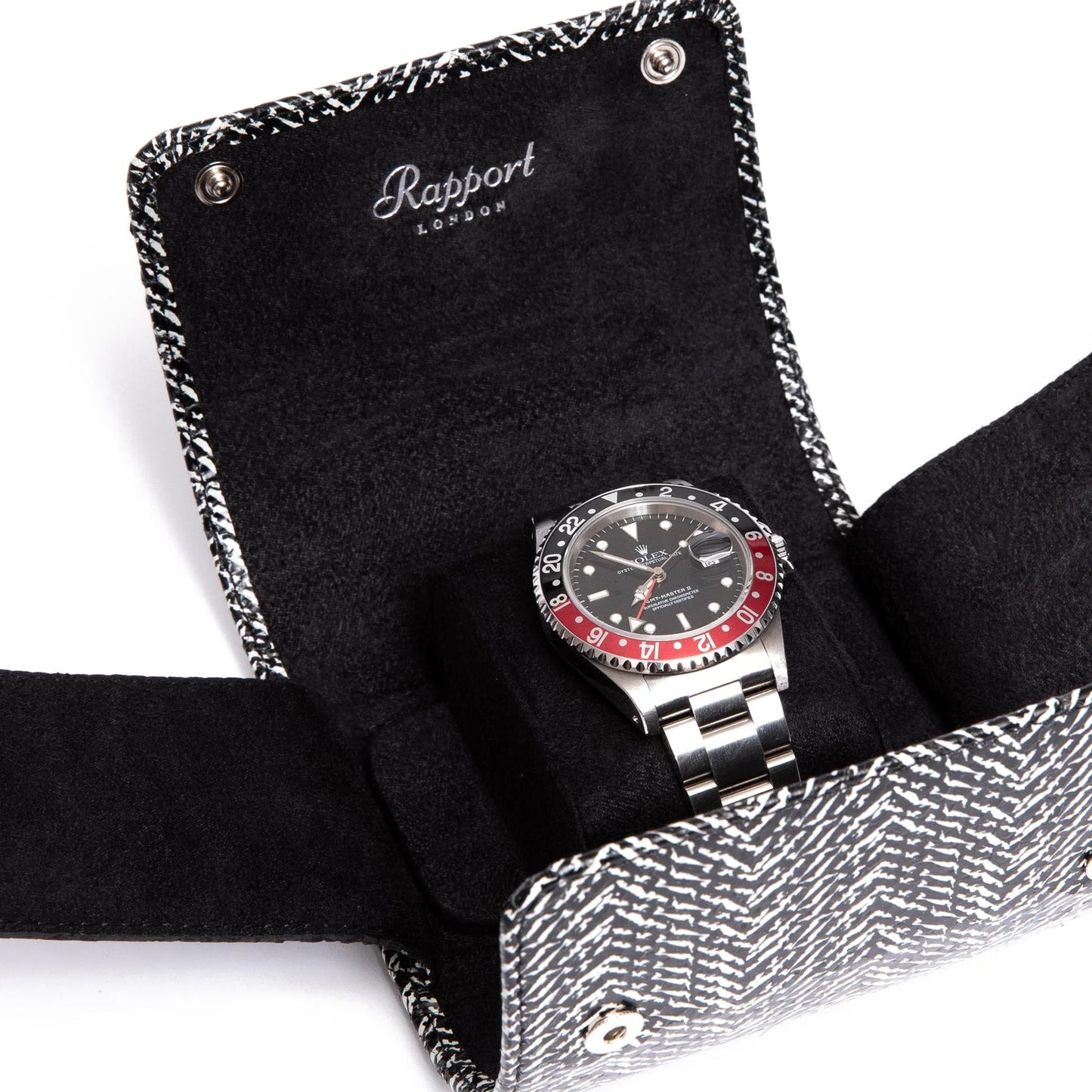 Marlow Single Watch Roll - Black