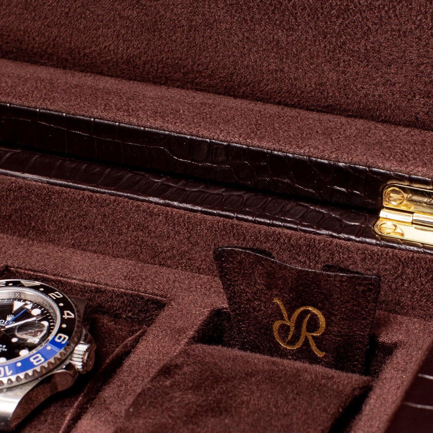 Brompton 5 Watch Collector Box - Brown