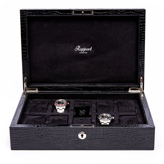 Brompton 10 Watch Collector Box - Black