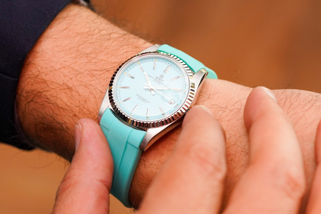 20mm - Curved Rubber Strap
