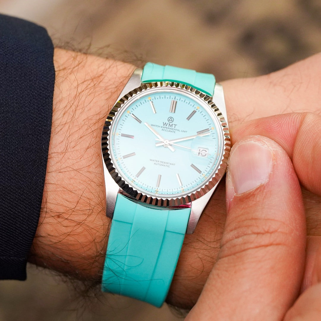20mm - Curved Rubber Strap