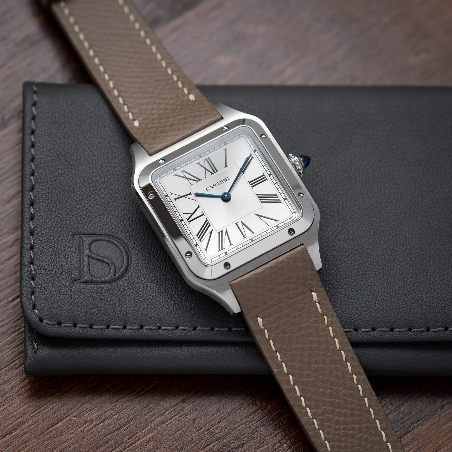 Taupe Epsom - Santos-Dumont Strap