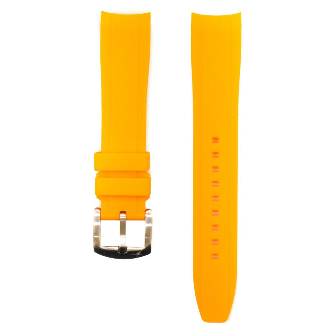 20mm - Curved Rubber Strap