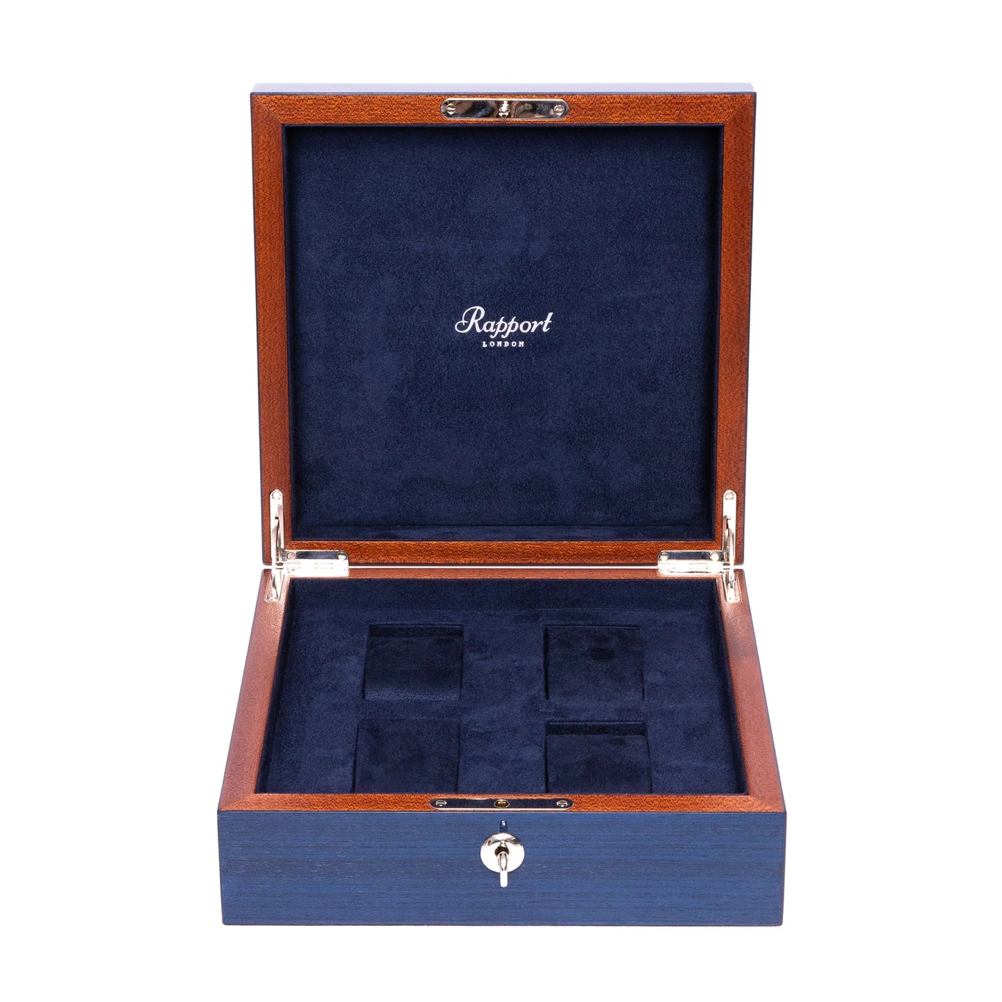 Heritage 4 Watch Collector Box - Navy Blue