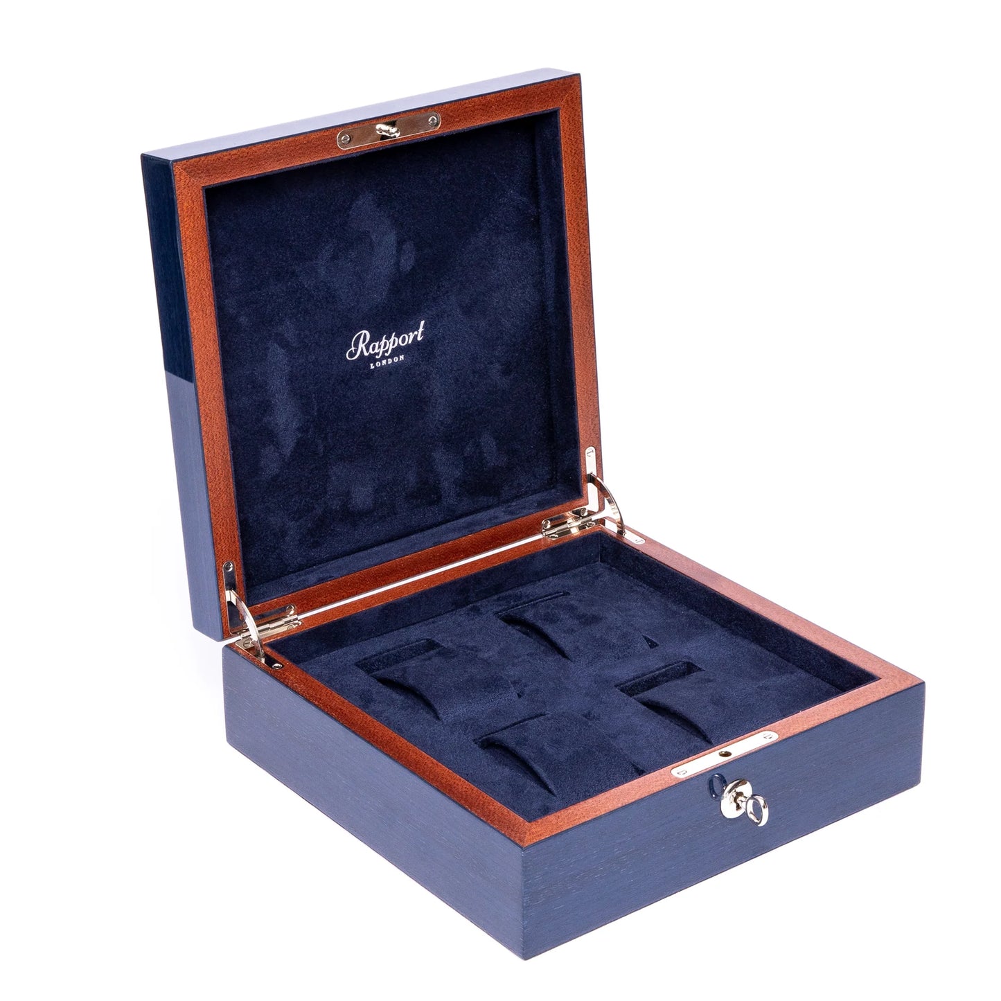 Heritage 4 Watch Collector Box - Navy Blue