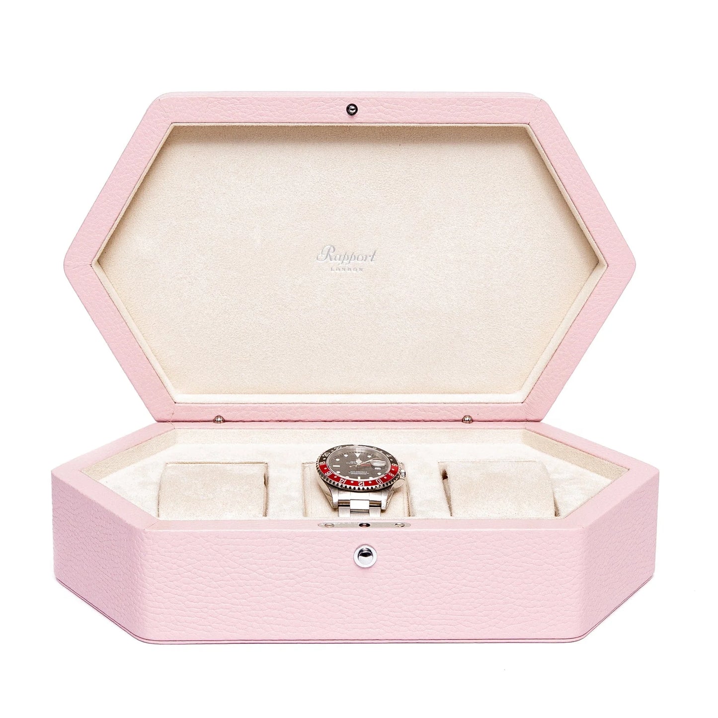 Portobello 3 Watch Box - Pink