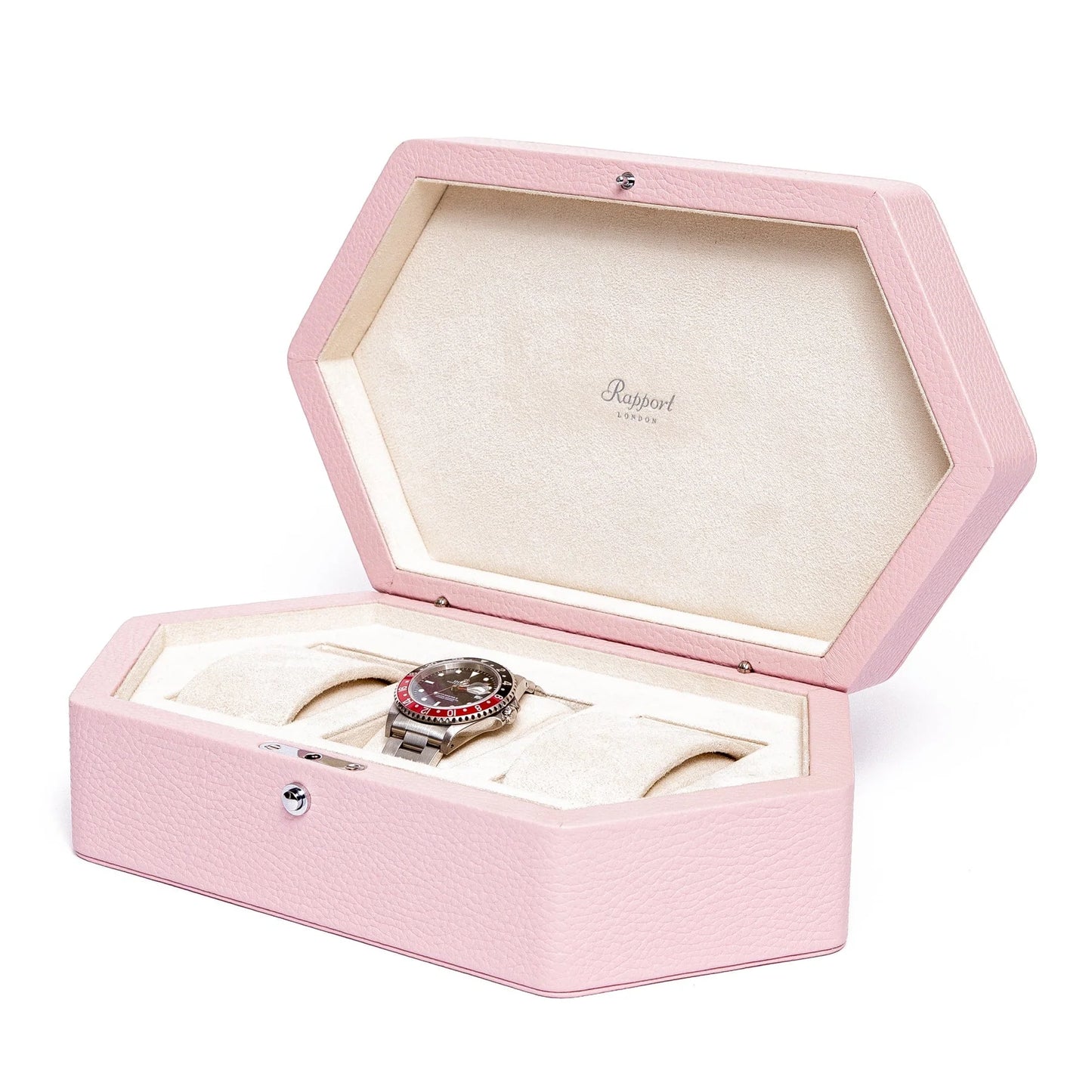 Portobello 3 Watch Box - Pink